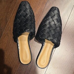 Circus by Sam Edelman Black Woven Mules